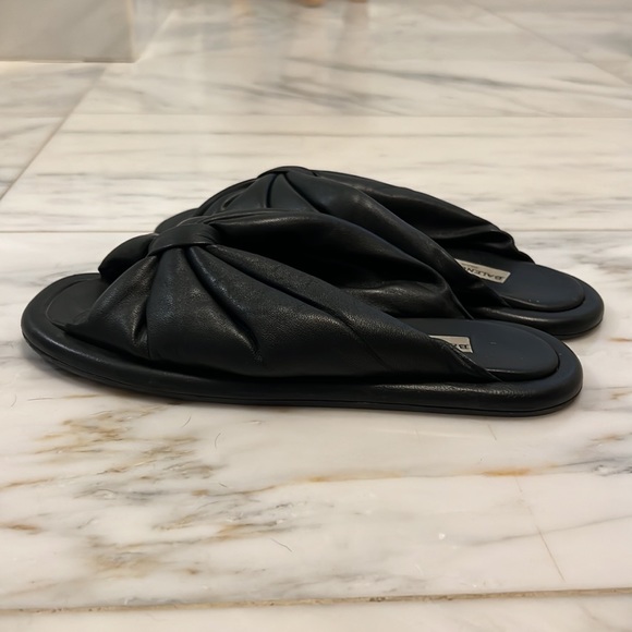 Balenciaga back leather knotted slides / mules size 36 - Picture 6 of 6